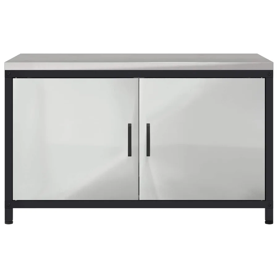 Rangement de cuisine HATTEM Argenté 90 x 50 x 53 cm Acier - 7