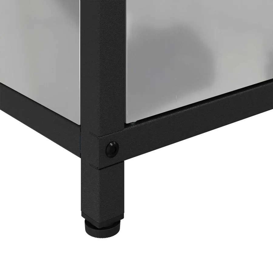 Rangement de cuisine HATTEM Argenté 90 x 50 x 53 cm Acier - 8