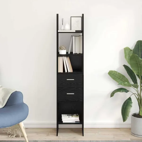 Bibliothèque Chêne noir 40 x 35 x 180 cm Bois d'ingénierie