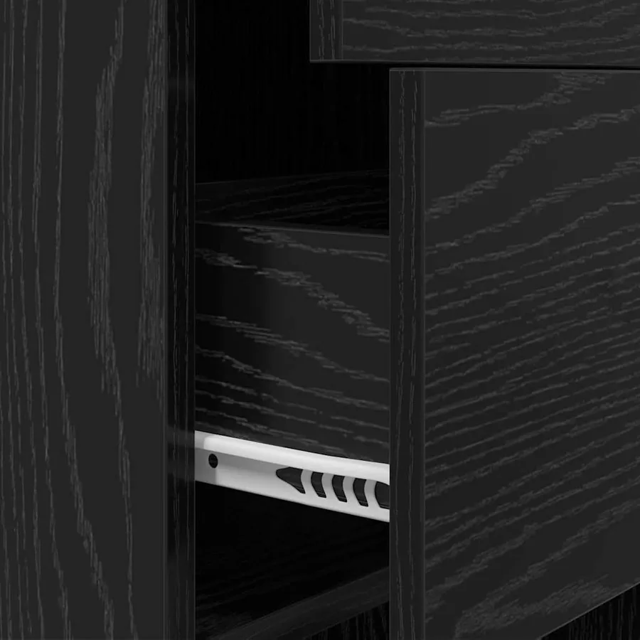 Bibliothèque Chêne noir 40 x 35 x 180 cm Bois d'ingénierie - 10