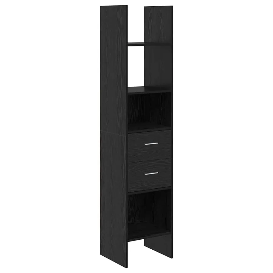 Bibliothèque Chêne noir 40 x 35 x 180 cm Bois d'ingénierie - 2