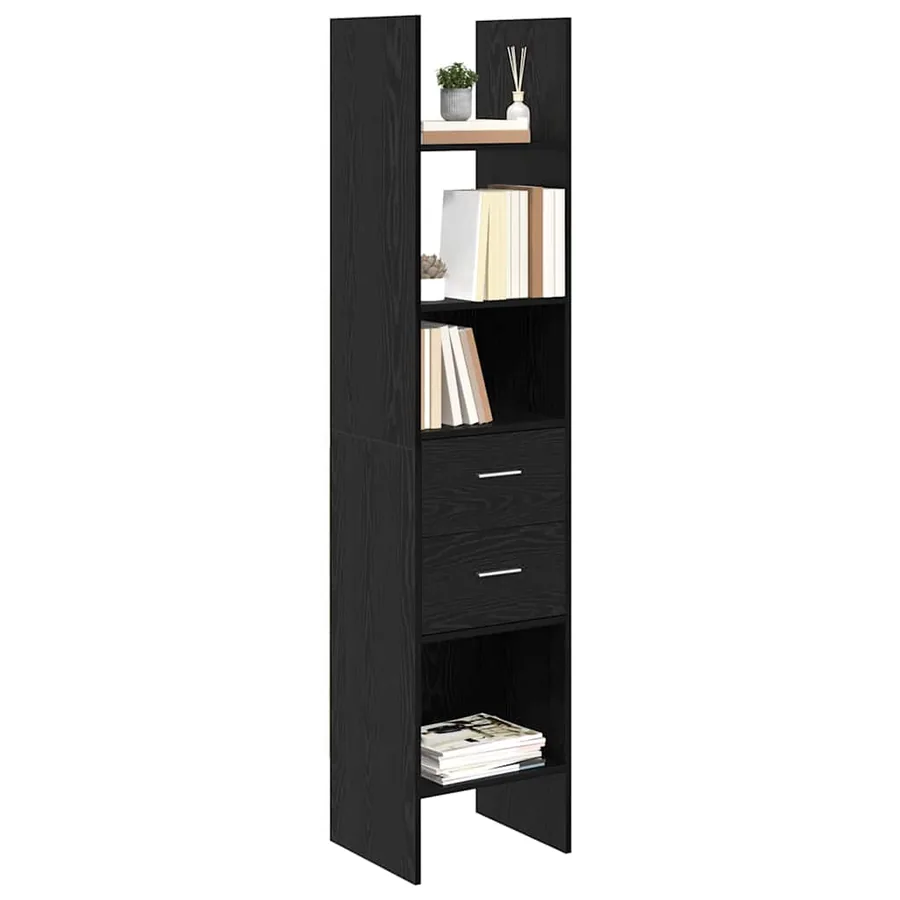 Bibliothèque Chêne noir 40 x 35 x 180 cm Bois d'ingénierie - 3