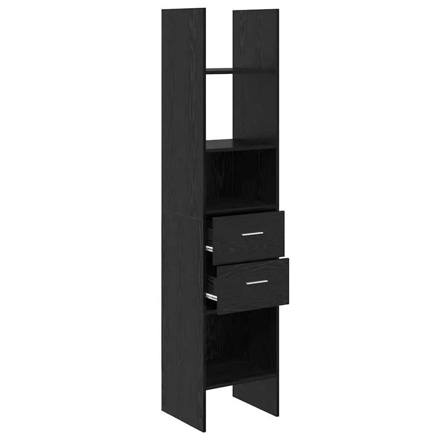 Bibliothèque Chêne noir 40 x 35 x 180 cm Bois d'ingénierie - 5