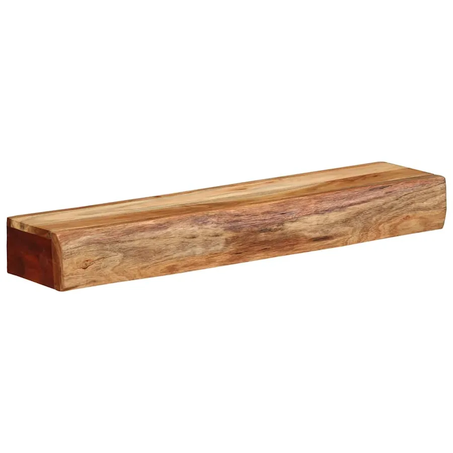 Étagères murales 2 pcs 60x17x8 cm bois massif d'acacia - 3