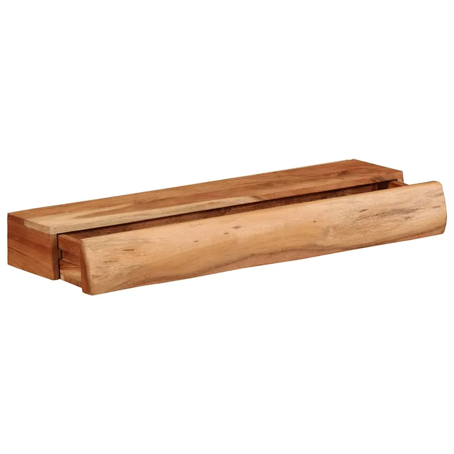 Étagères murales 2 pcs 60x17x8 cm bois massif d'acacia - 5