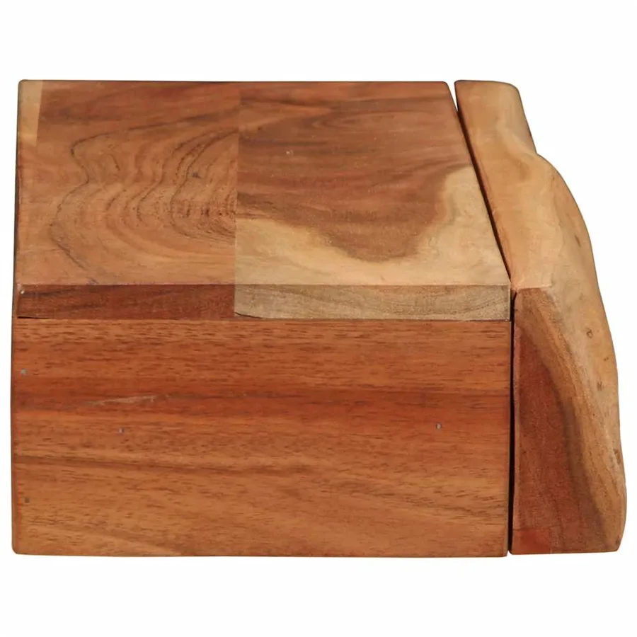 Étagères murales 2 pcs 60x17x8 cm bois massif d'acacia - 7