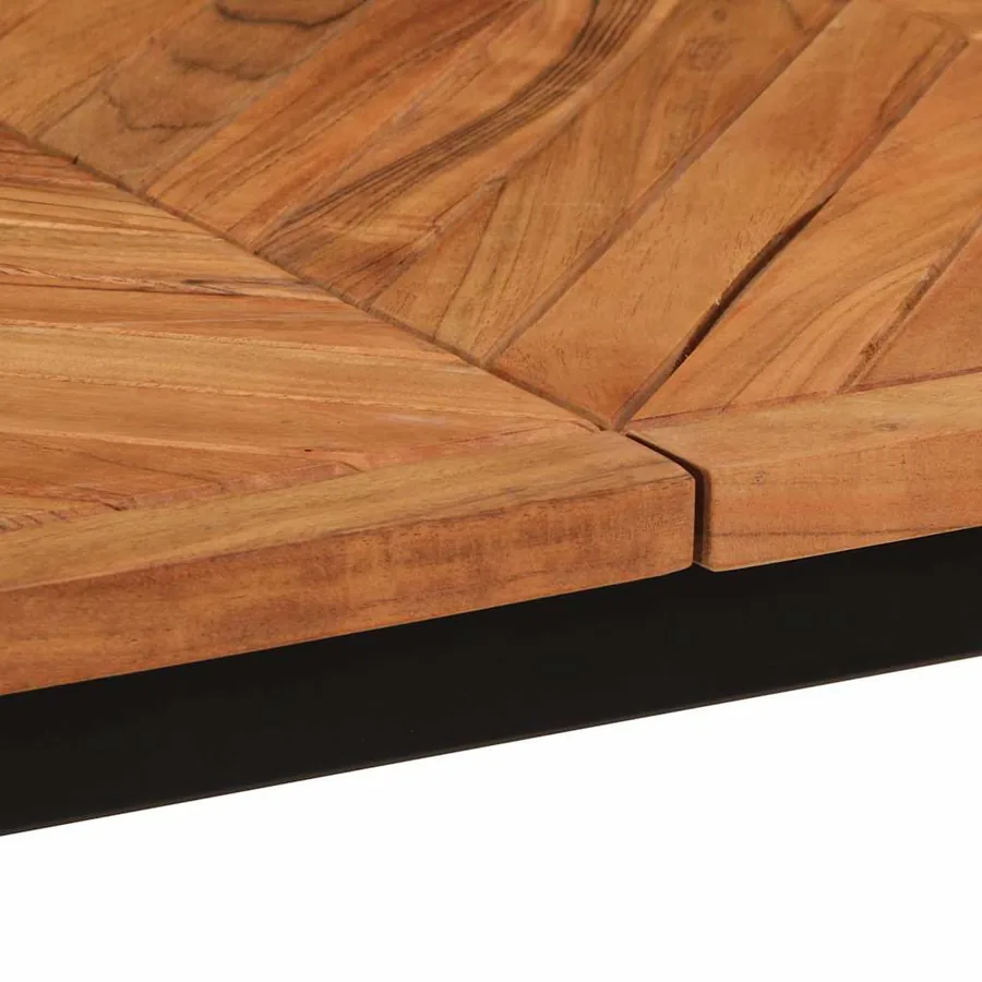 Table à manger 160x80x75 cm bois massif d'acacia - 6