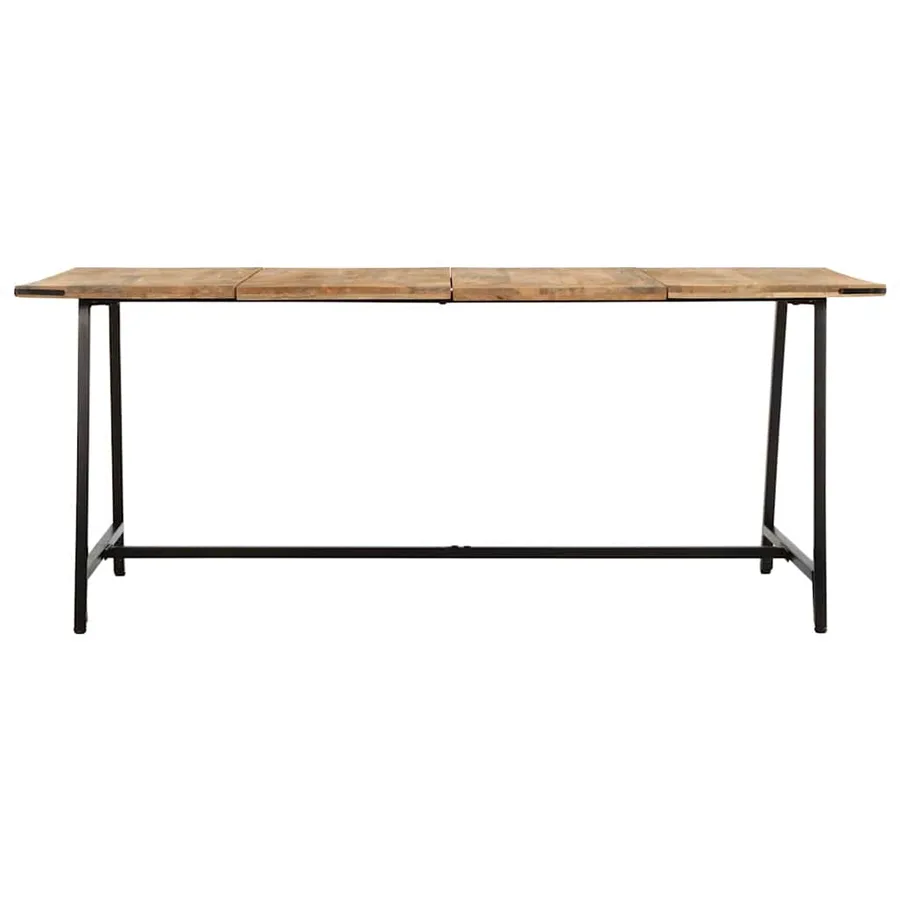 Table à dîner 180x90x75 cm bois de manguier massif - 2