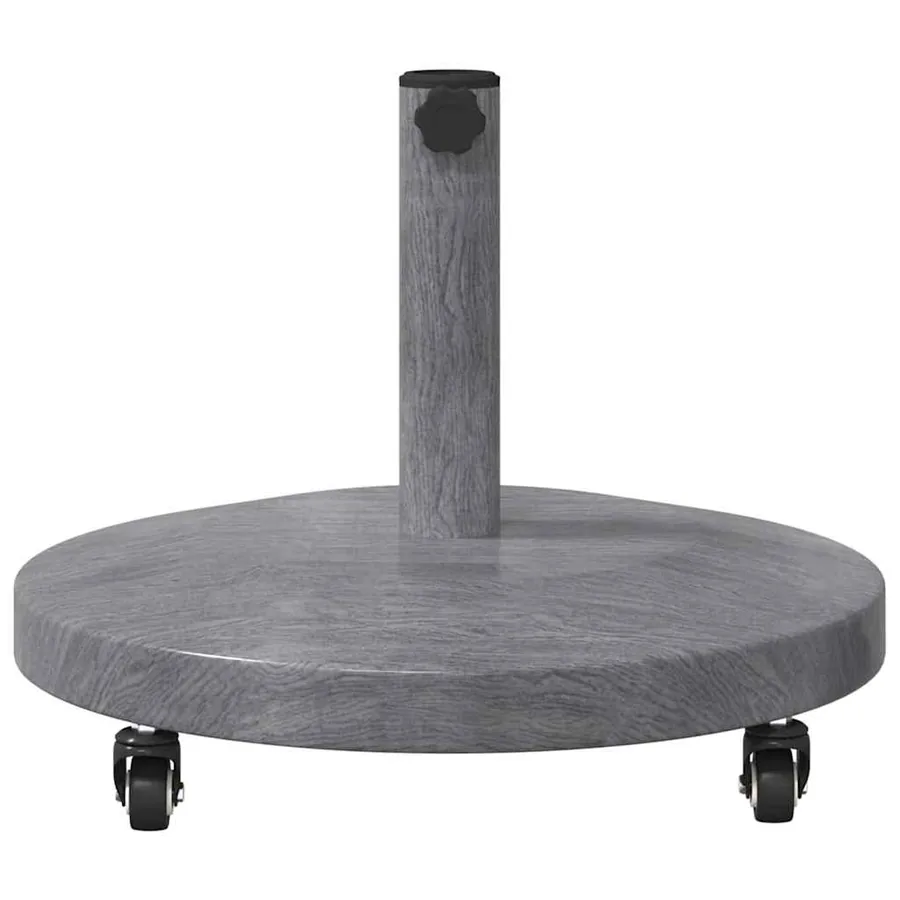 Pied de parasol Aspect Bois Gris Foncé 48 x 48 x 32 cm - 5
