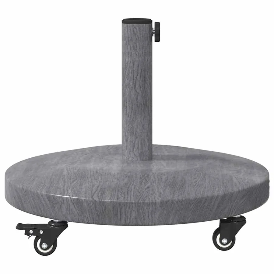 Pied de parasol Aspect Bois Gris Foncé 48 x 48 x 32 cm - 6