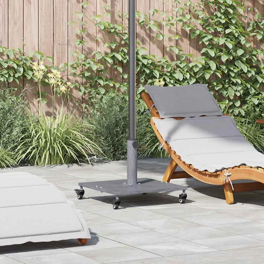 Pied de parasol Aspect Bois Gris Foncé 45 x 45 x 31,5 cm