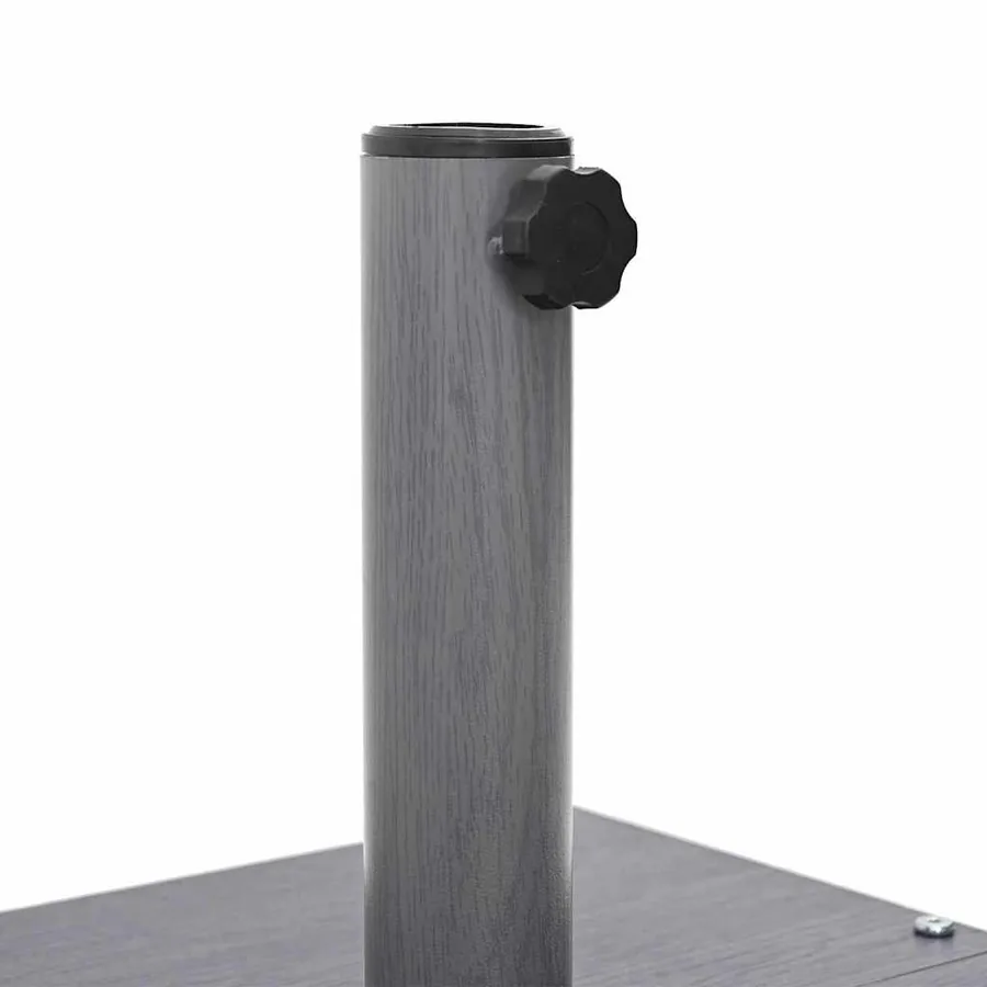Pied de parasol Aspect Bois Gris Foncé 45 x 45 x 31,5 cm - 9