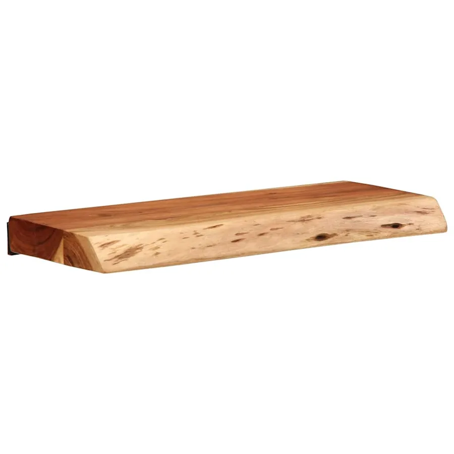 Étagères murales 2 pcs 40x20x3,5 cm bois massif d'acacia - 11