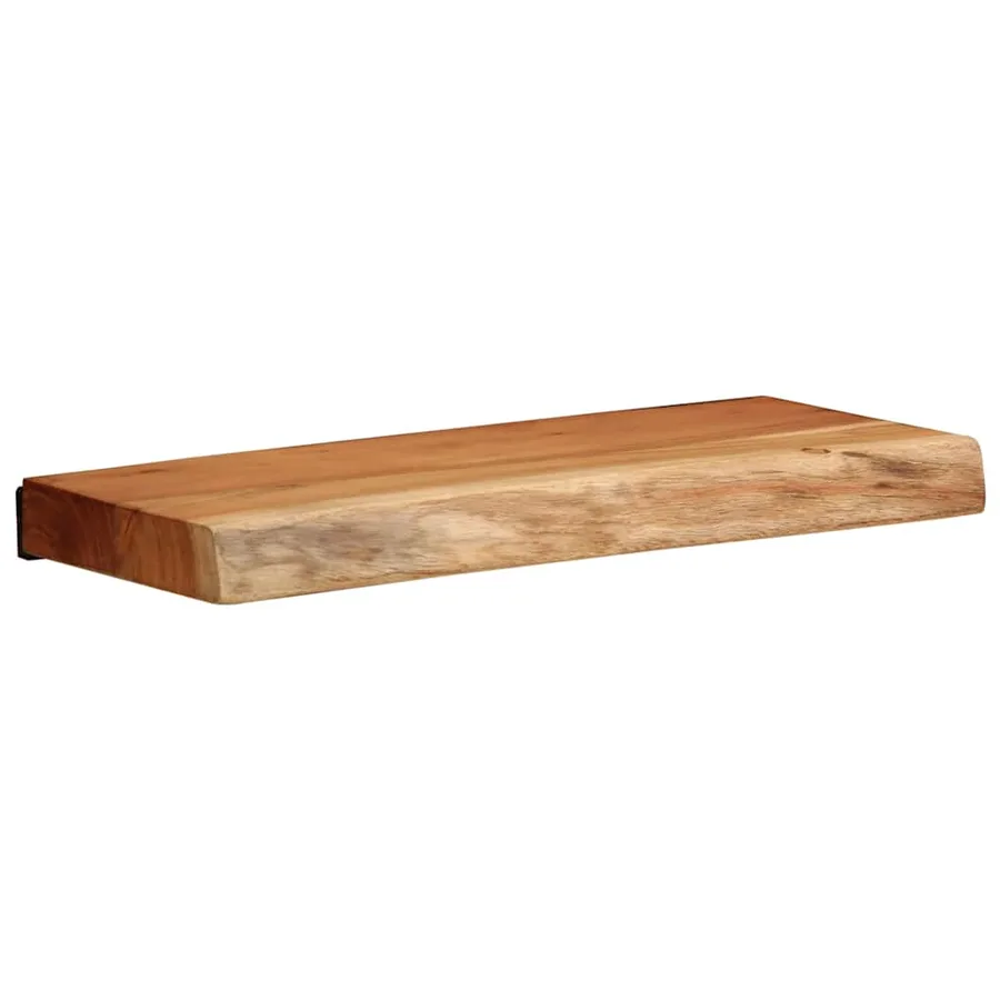 Étagères murales 2 pcs 40x20x3,5 cm bois massif d'acacia - 2