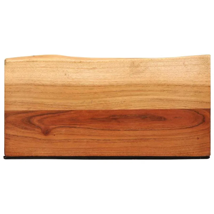 Étagères murales 2 pcs 40x20x3,5 cm bois massif d'acacia - 6