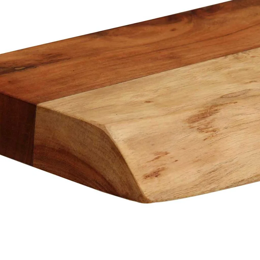 Étagères murales 2 pcs 40x20x3,5 cm bois massif d'acacia - 7