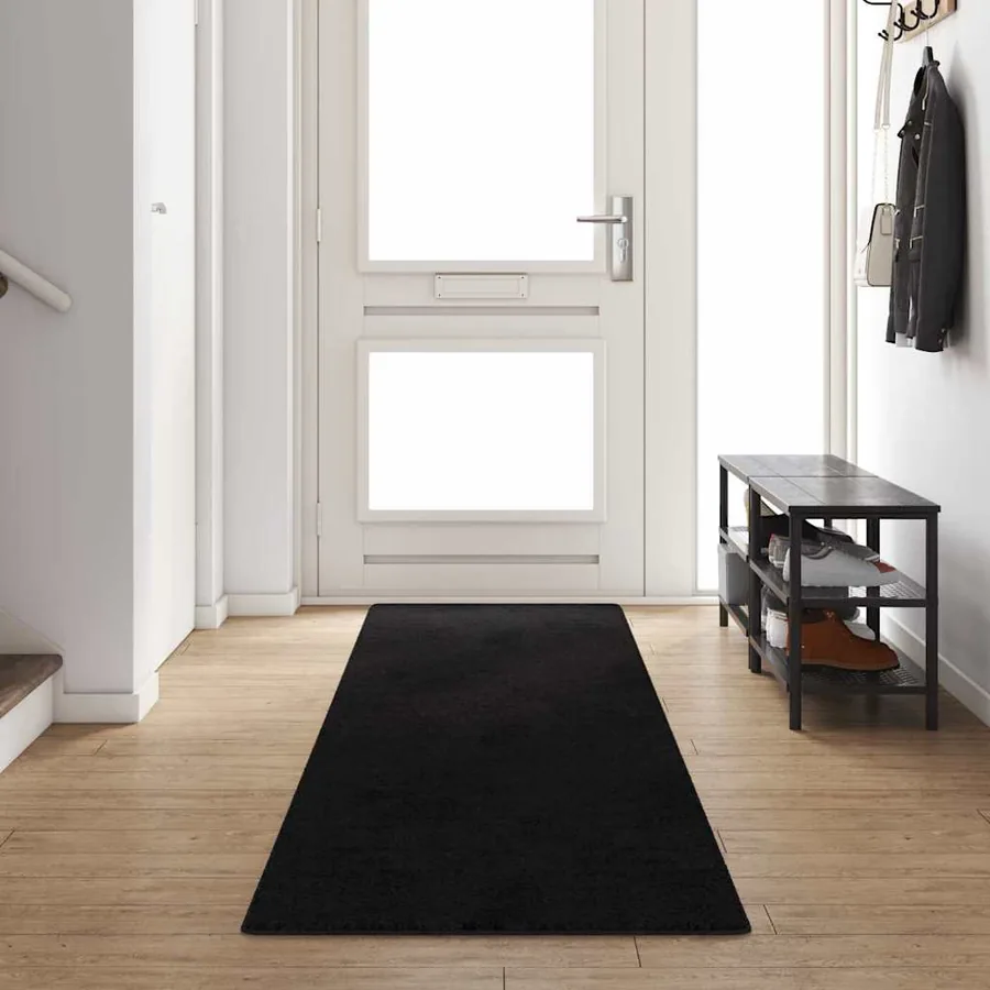 Tapis Couloir Noir 80 x 400 cm
