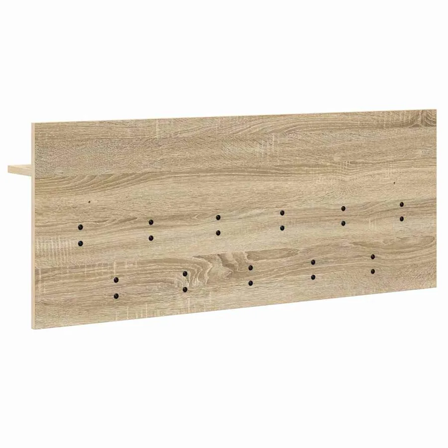 Porte-manteau mural avec étagère Chêne Sonoma 100 x 40 x 12 cm - 7