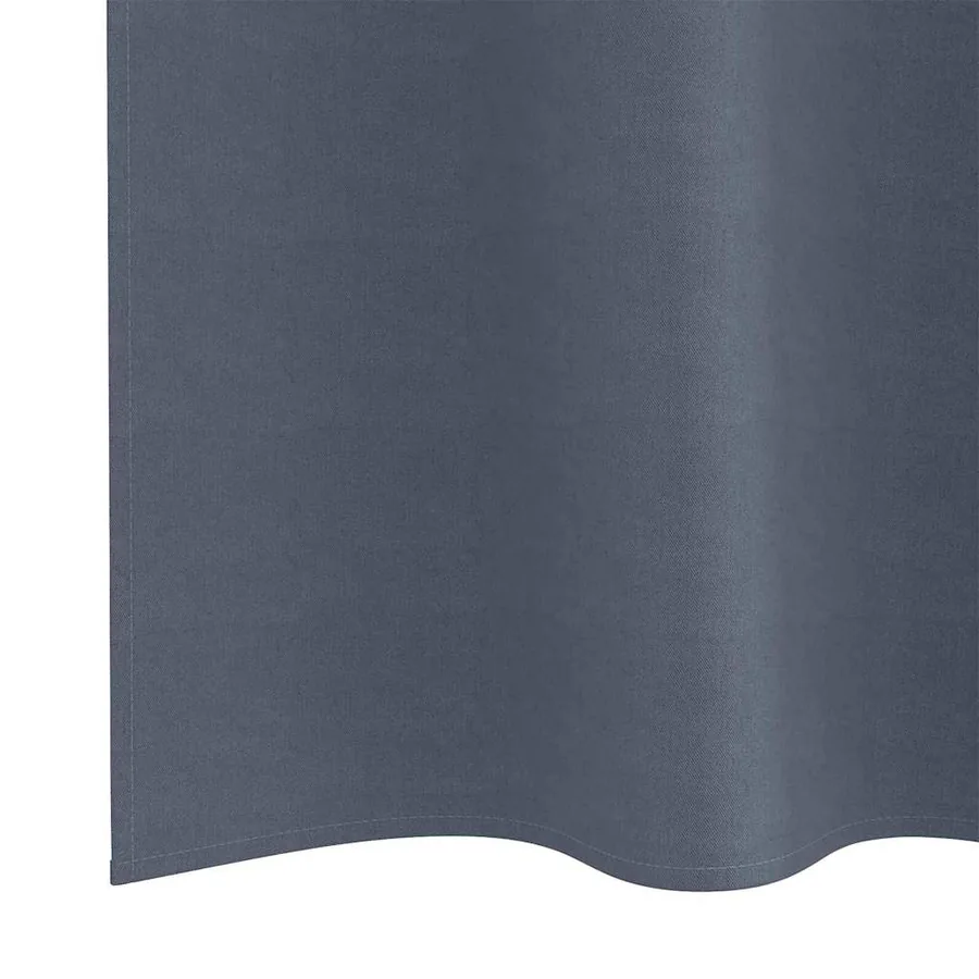 Rideaux occultants avec anneaux 2 pcs Anthracite 260 x 140 cm - 6