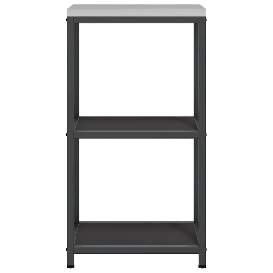 Rangement de cuisine HATTEM Noir 40 x 50 x 92 cm Acier - 9