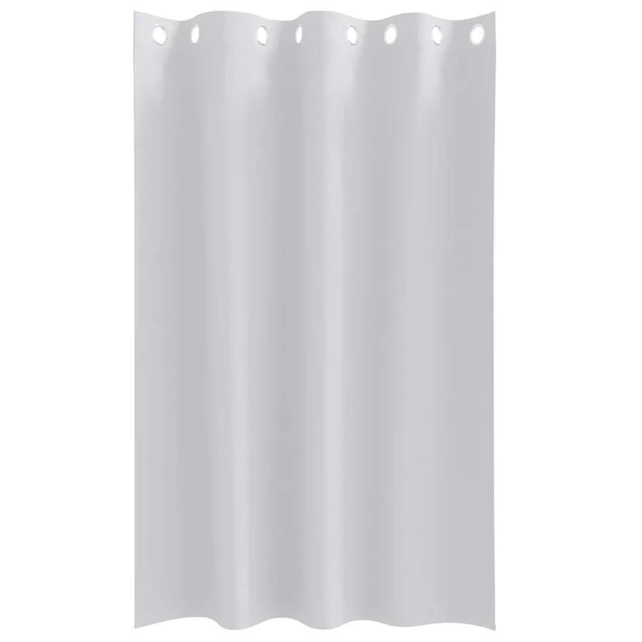Rideaux occultants avec anneaux 2 pcs Gris pâle 175 x 140 cm - 4