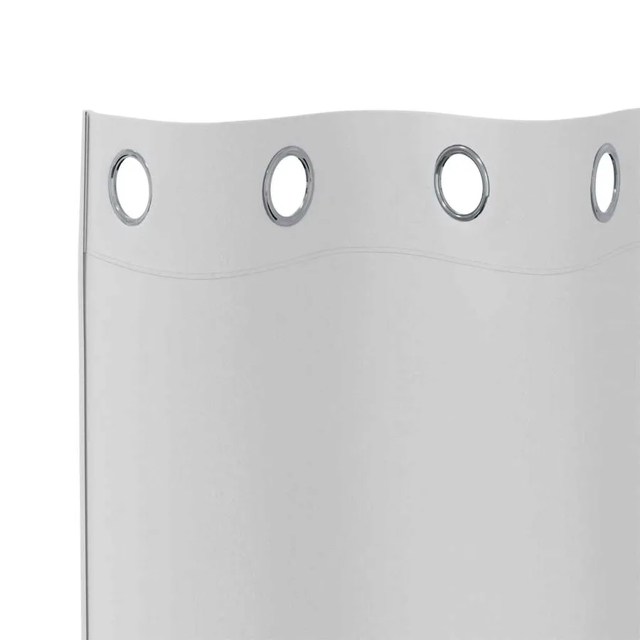 Rideaux occultants avec anneaux 2 pcs Gris pâle 175 x 140 cm - 5