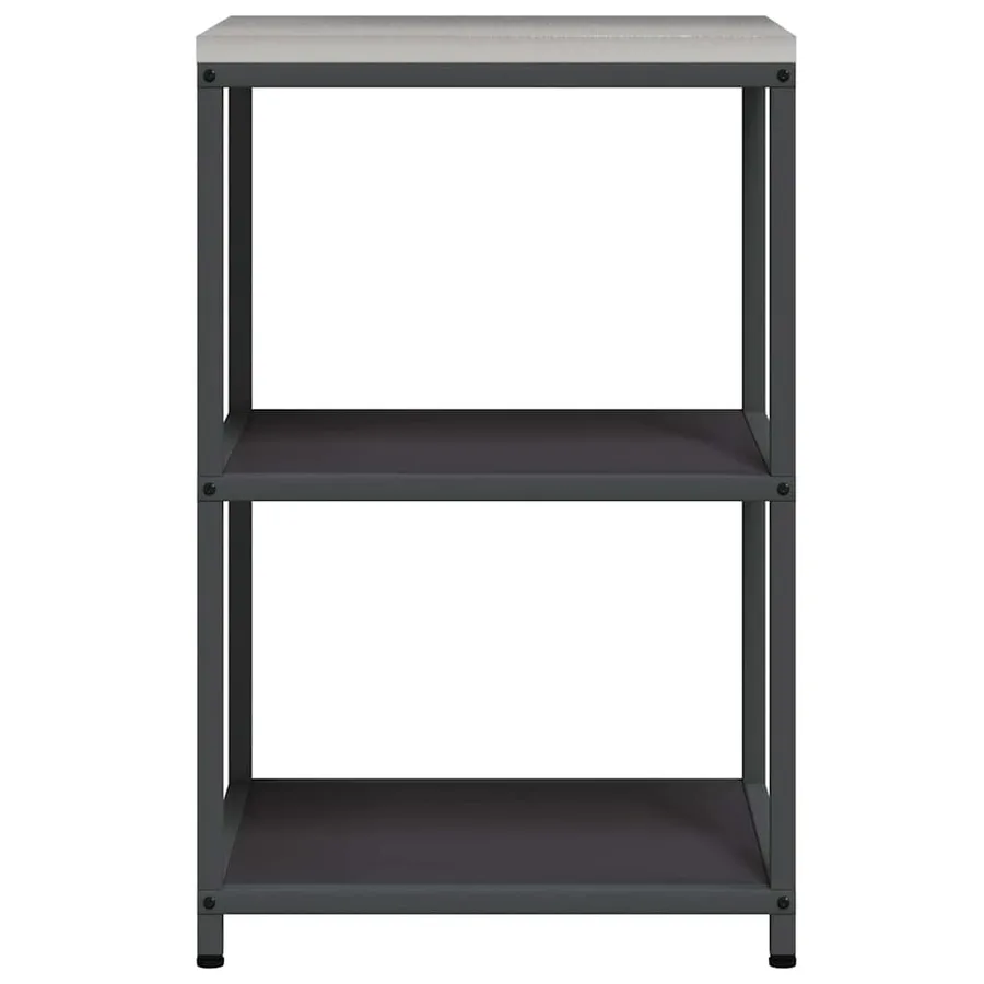 Rangement de cuisine HATTEM Noir 60 x 50 x 92 cm Acier - 7