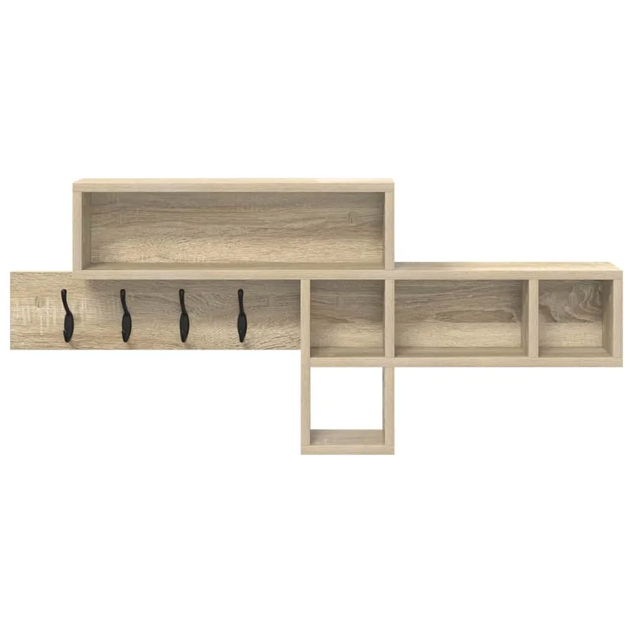 Porte-manteau mural Chêne Sonoma 100 x 12 x 43,5 cm - 5