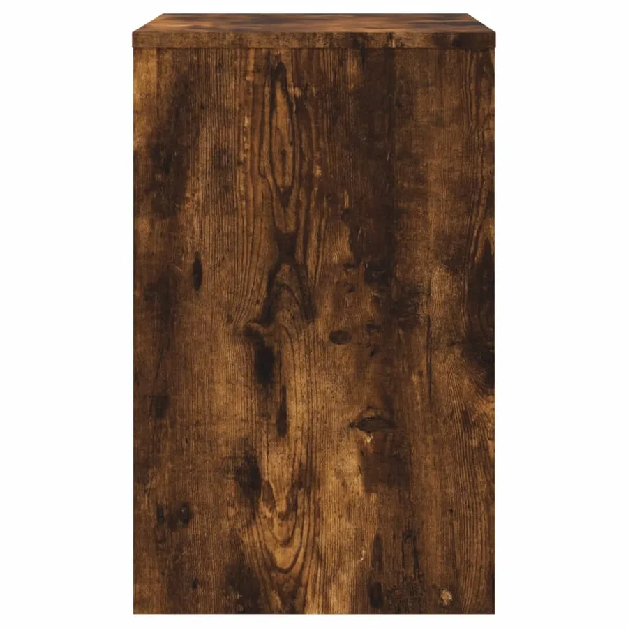 Tables basses gigognes 3 pcs chêne fumé bois d'ingénierie - 6