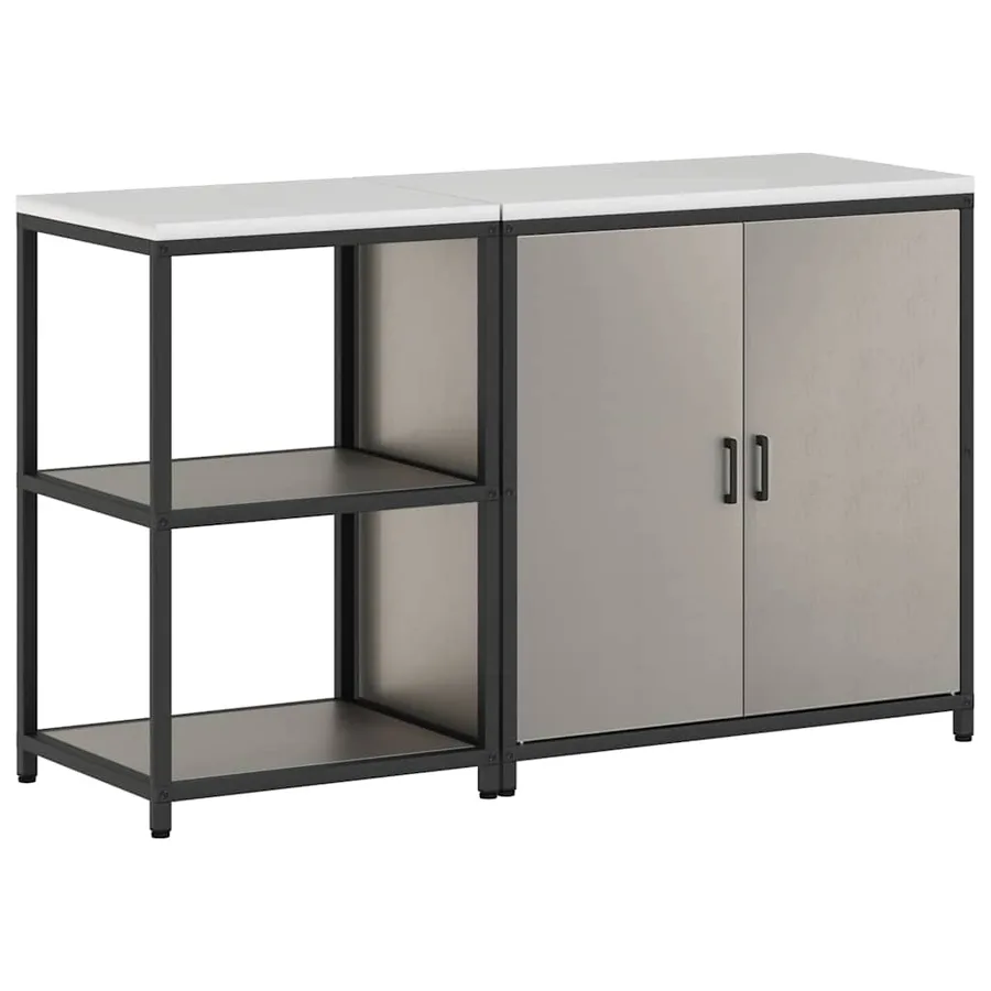 Ensemble de rangement cuisine HATTEM 2 pcs Rouillé Acier - 9