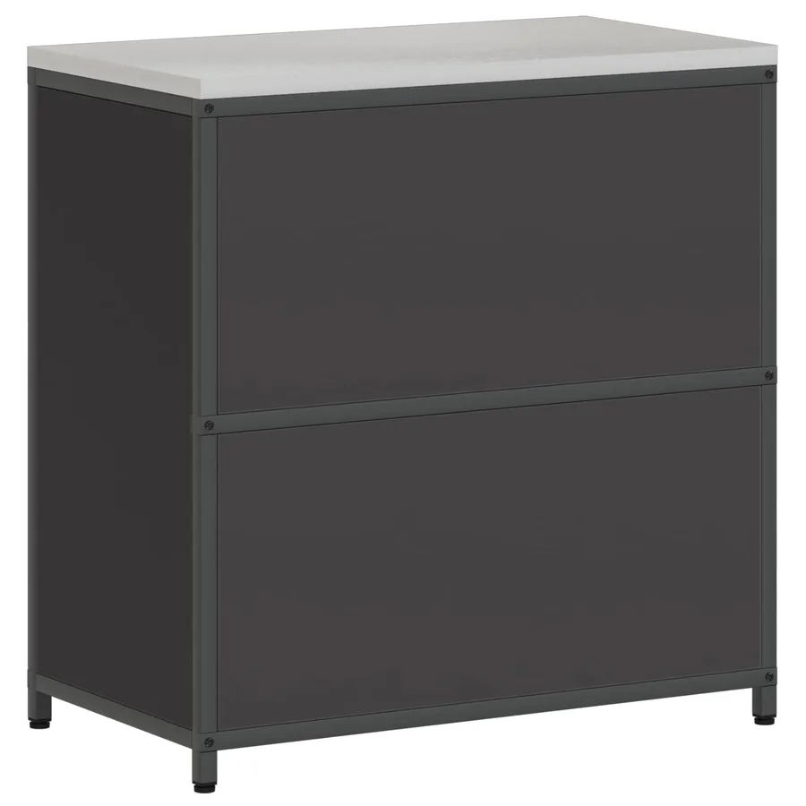 Rangement de cuisine HATTEM Noir 90 x 50 x 92 cm Acier - 11