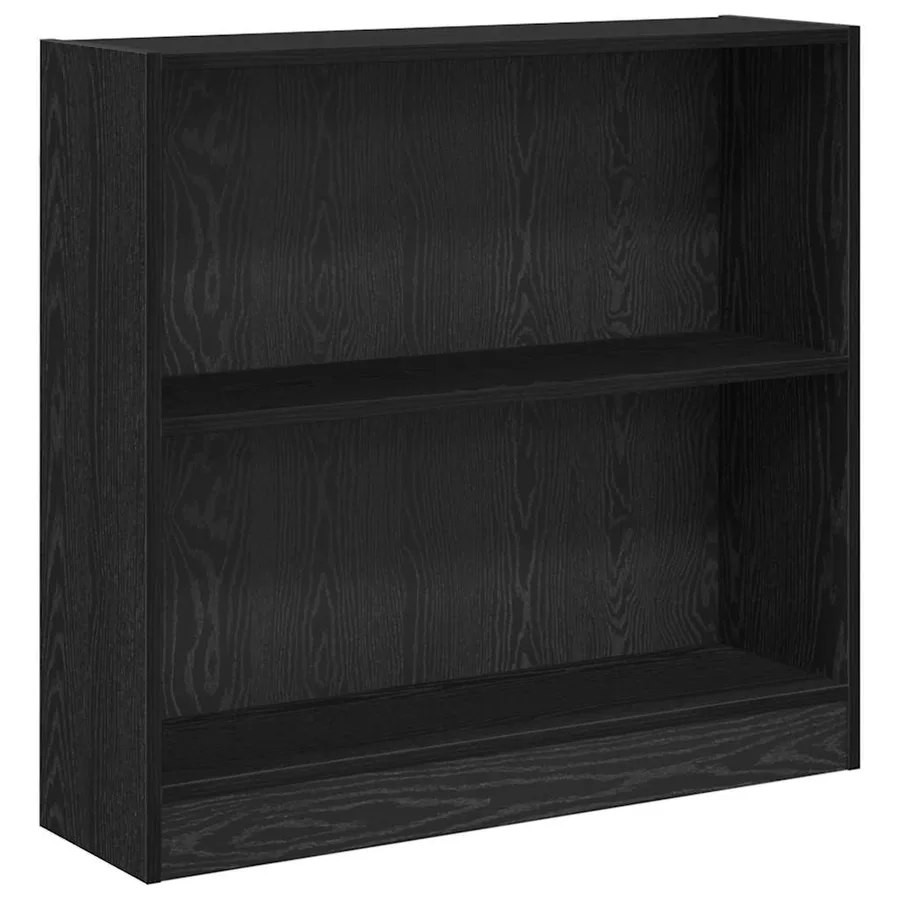 Étagère Chêne noir 80 x 24 x 76 cm Bois d'ingénierie - 2