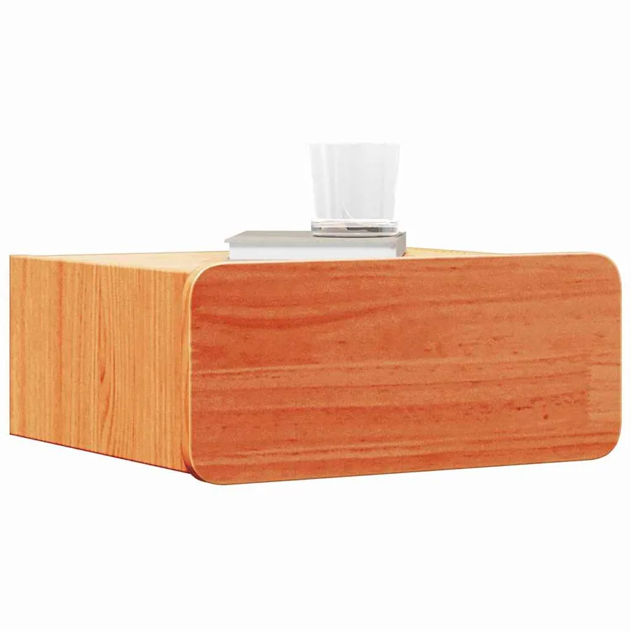 Table de chevet avec tiroir 2 pcs Brun cire 39 x 34 x 16,5 cm - 3