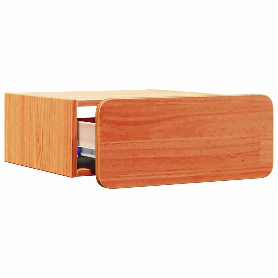 Table de chevet avec tiroir 2 pcs Brun cire 39 x 34 x 16,5 cm - 6