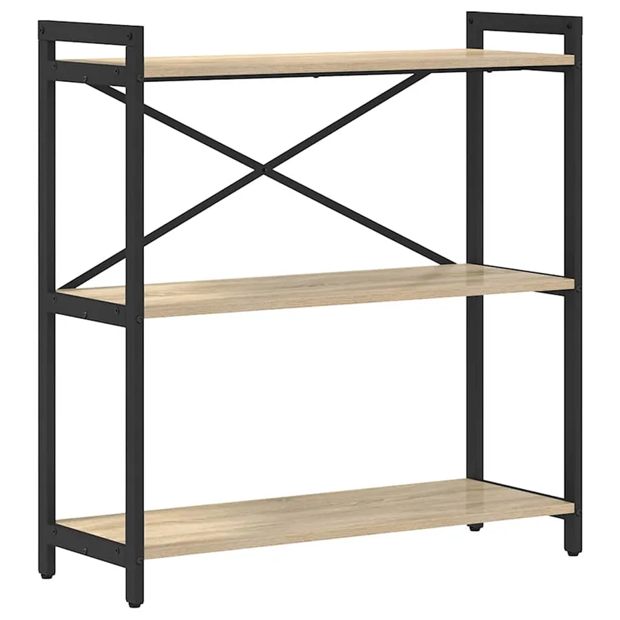 Étagère Chêne Sonoma 80 x 30 x 85 cm Bois d'ingénierie - 2