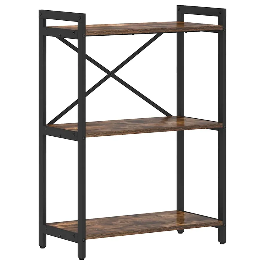 Étagère Chêne fumé 60 x 30 x 85 cm Bois d'ingénierie - 2