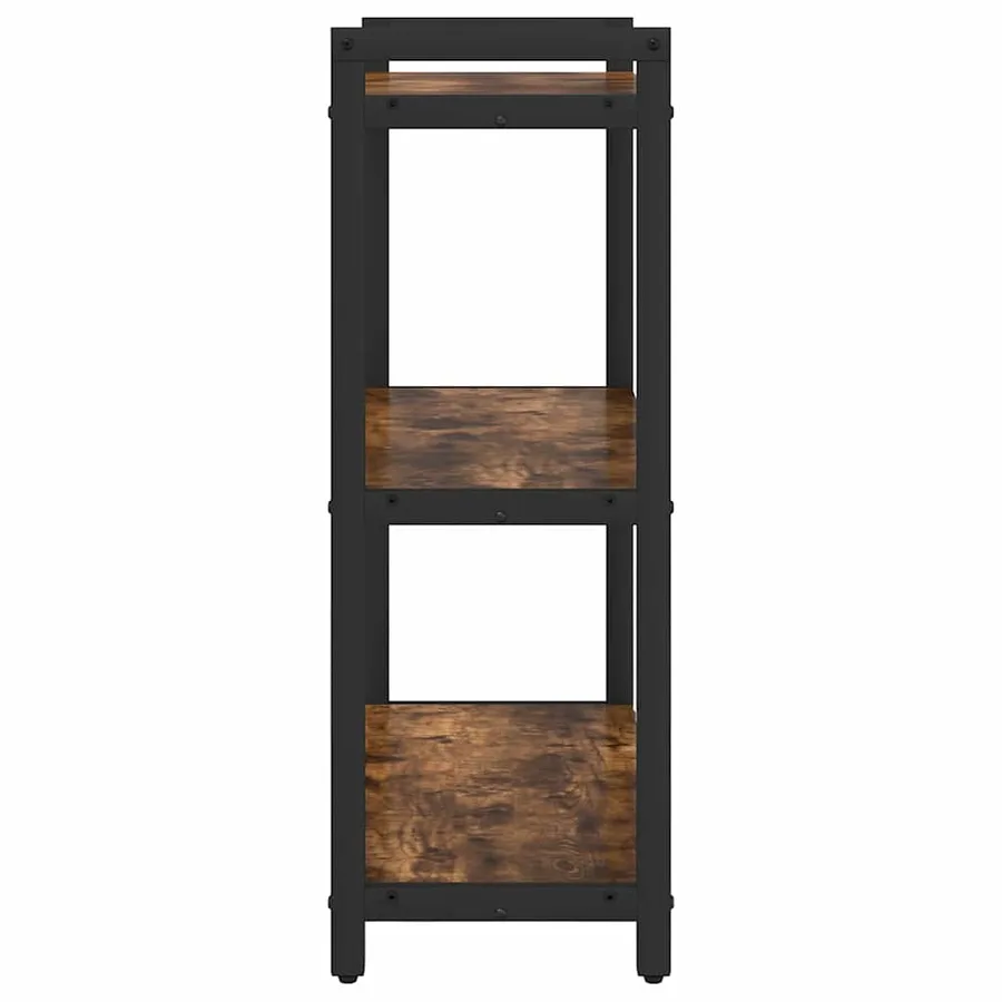 Étagère Chêne fumé 60 x 30 x 85 cm Bois d'ingénierie - 6