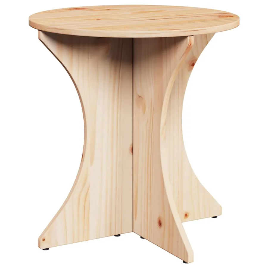 Table basse 2 pcs Naturel Bois massif en pin - 5