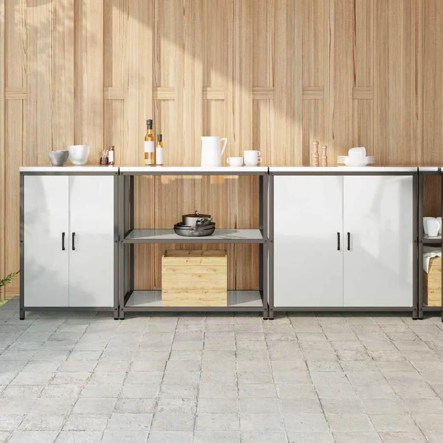 Ensemble de rangement cuisine HATTEM 3 pcs Argenté