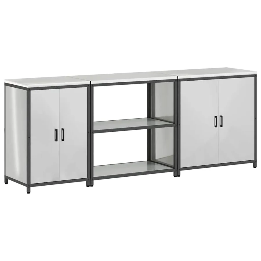 Ensemble de rangement cuisine HATTEM 3 pcs Argenté - 2