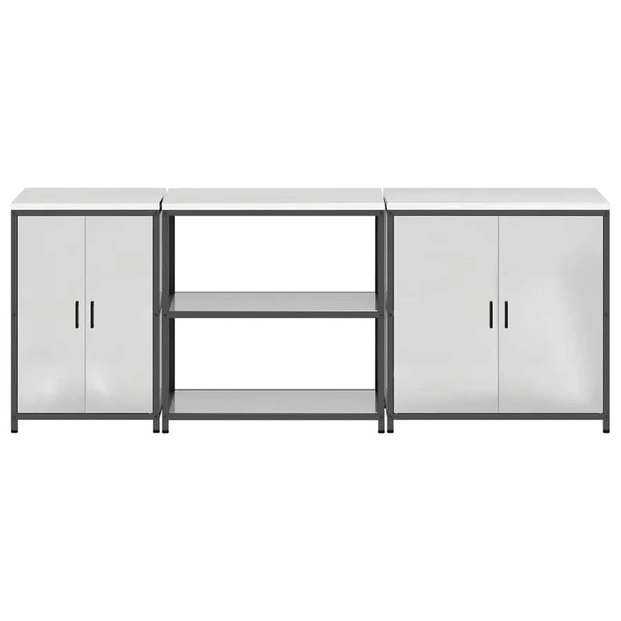 Ensemble de rangement cuisine HATTEM 3 pcs Argenté - 8