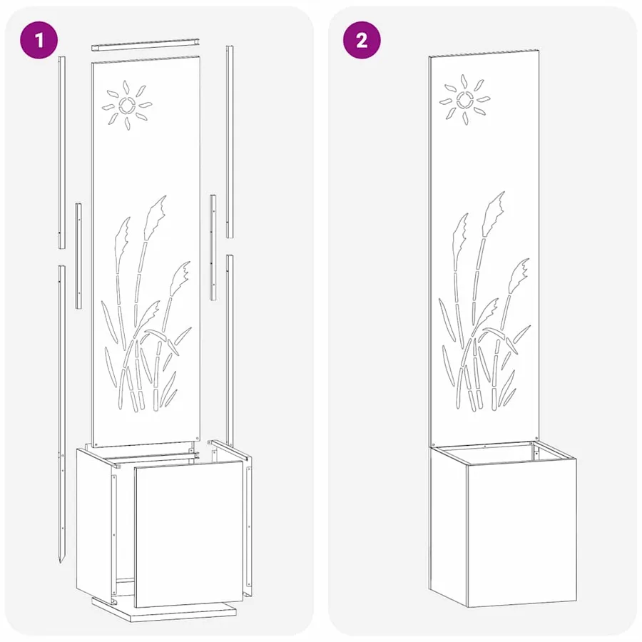 Écran de confidentialité de jardin Anthracite 32 x 150 cm - 9