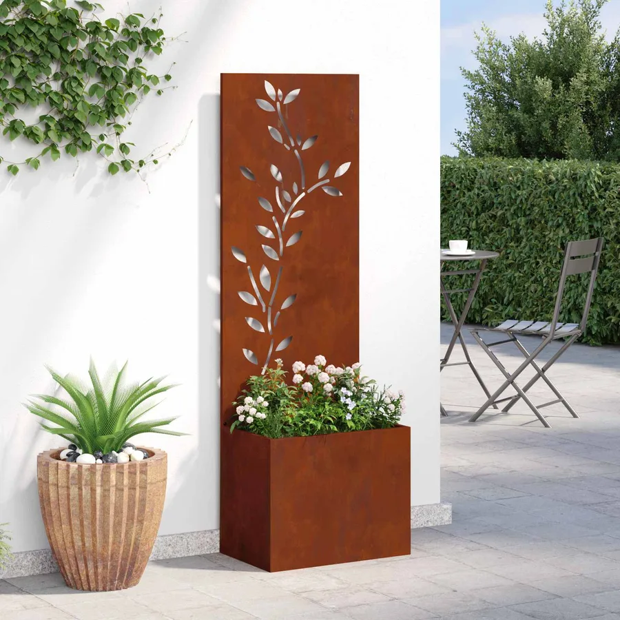 Écran de confidentialité de jardin Rouillé 50 x 32 x 150 cm - 4