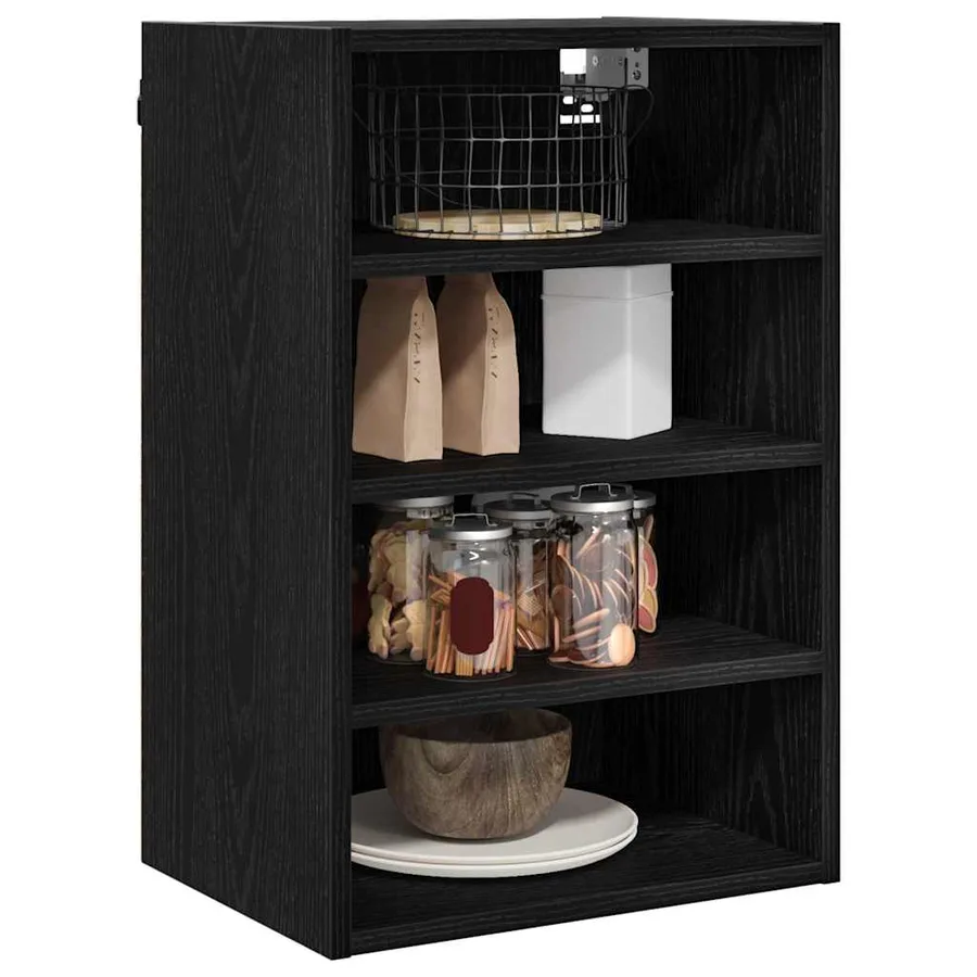 Armoire suspendue avec étagère Chêne noir 40 x 29,5 x 60 cm - 3