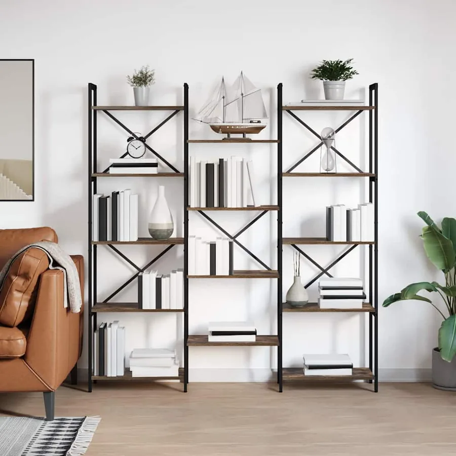 Étagère Chêne Sonoma 156 x 25 x 167 cm Bois d'ingénierie