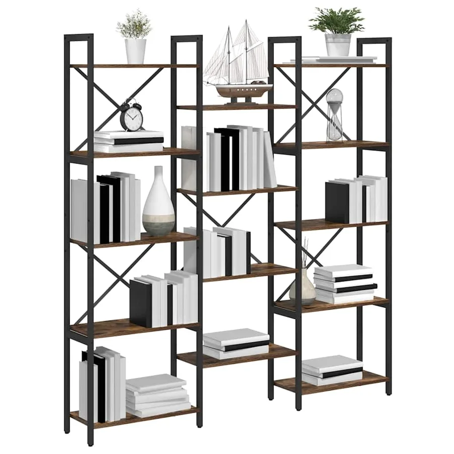 Étagère Chêne Sonoma 156 x 25 x 167 cm Bois d'ingénierie - 3