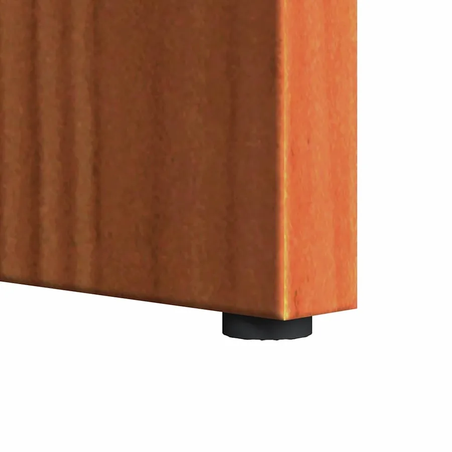 Table basse 2 pcs Brun cire Bois massif en pin - 14