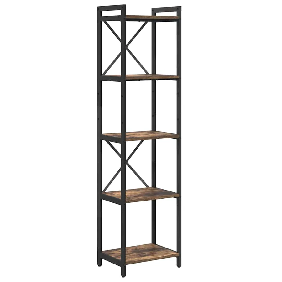 Étagère Chêne fumé 40 x 30 x 155 cm Bois d'ingénierie - 2