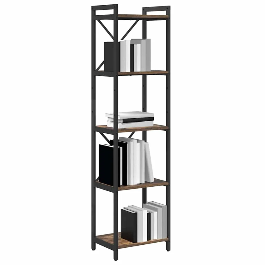Étagère Chêne fumé 40 x 30 x 155 cm Bois d'ingénierie - 3