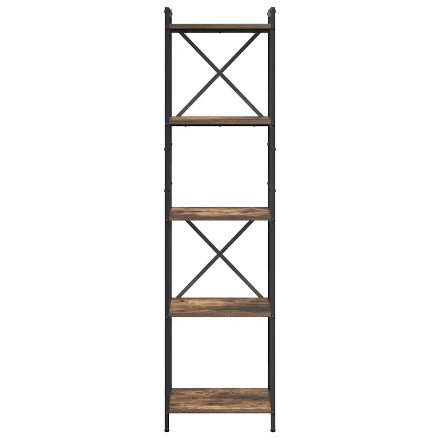 Étagère Chêne fumé 40 x 30 x 155 cm Bois d'ingénierie - 5